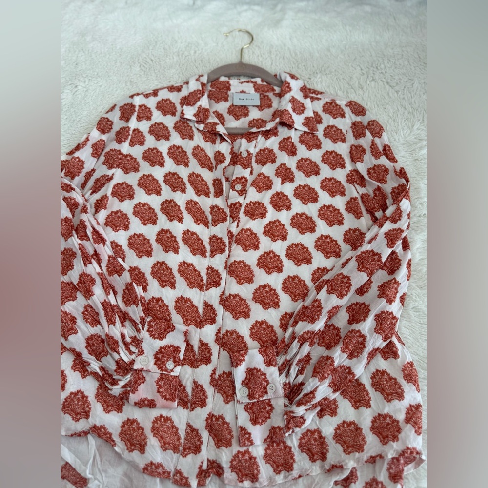 Rue Stiic Jodi Balloon Sleeves Shirt - Ottoman Dream Rooibos
